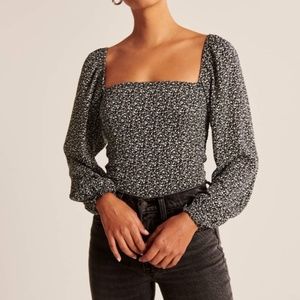 Long Sleeve Squareneck Top